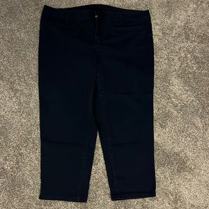 Lane Bryant Blue Capri Pants